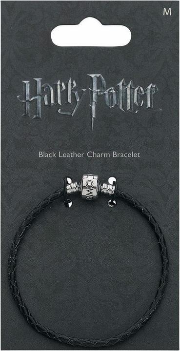 Produktbild GED Harry Potter Black Leather Charm Bracelet 20cm (20 cm)