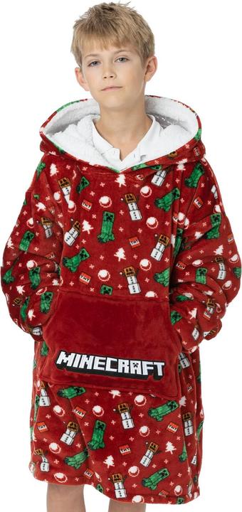 Produktbild Minecraft ChildrensKids Oversized Christmas Hoodie Blanket (One Size)