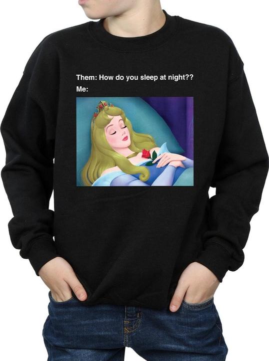 Actual product image Disney Boys Sleeping Beauty Meme Sweatshirt (140, 146)