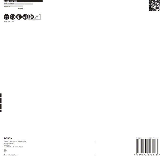 Immagine prodotto Bosch Professional Zubehör Accessori 2608901637 Rete di levigatura per levigatrice per cartongesso grana 120 (120)