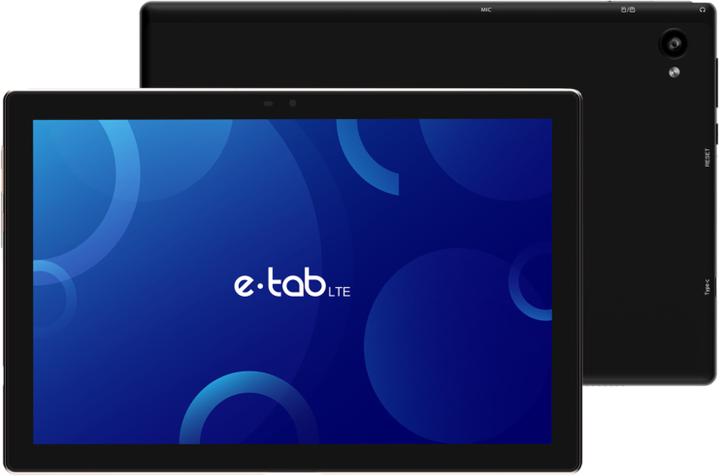 Produktbild Microtech TABLET E-TAB LTE 10.1" AND10 OC/4GB/64GB/IPS/FHD/8MP/USB-C (4G, 10.10", 64 GB, Schwarz)