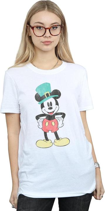 Immagine prodotto Disney Mickey Mouse Leprechaun Hat Maglietta Ampia Donna (L)