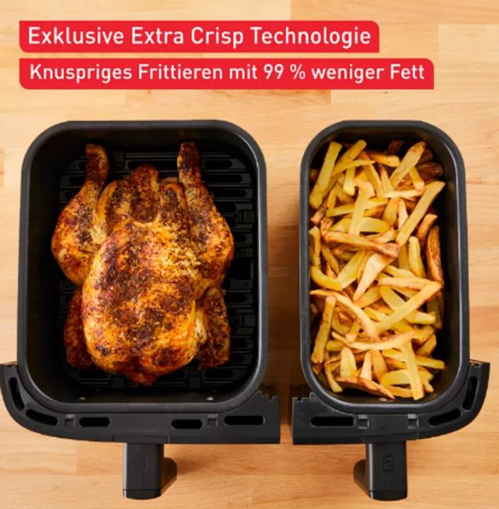 Productafbeelding Tefal EY901N Dual Easy Fry Essential, zwart
