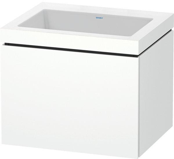 Image du produit Duravit Meuble sous-lavabo L-CUBE avec lavabo Vero Air 500x600x480mm o HL blanc mat