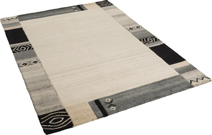 Actual product image Theko Natural Carpet Indo Nepal Patana Border (70 x 140 cm)
