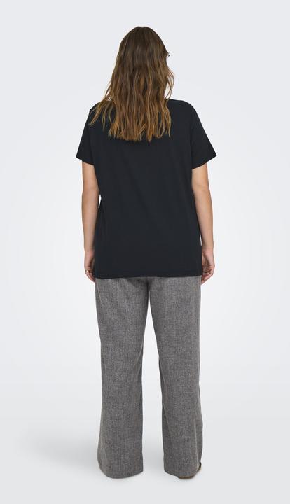 Image du produit Only Coupe normale Col rond Curve Top T-shirt (L)
