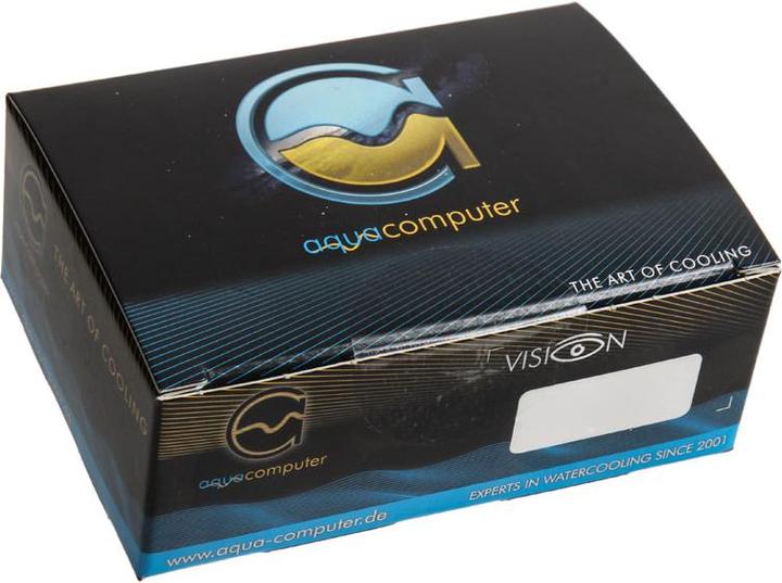 Produktbild Aqua Computer VISION Touch mit ext. USB-Kabel, IR, Temp.-Messung
