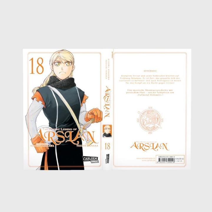 Produktbild The Heroic Legend of Arslan 18 (Deutsch, Yoshiki Tanaka, Hiromu Arakawa, 2024)