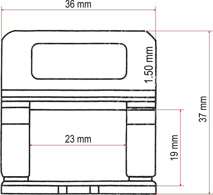 Immagine prodotto XPOtool Sistema di livellamento per piastrelle set Pro 1000 cunei 5000 alette 1,5 mm pavimento parete
