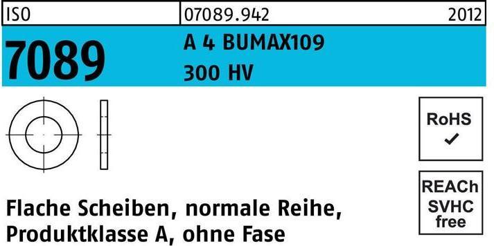 Immagine prodotto Bufab Rondella ISO 7089 senza smusso 5 A 4 300 HV BUMAX109
