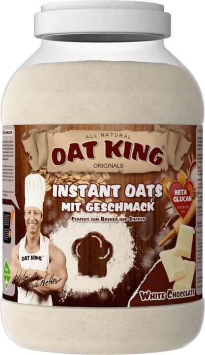 Actual product image Oat King 100% wholemeal oat powder with flavouring (4000g tin) (White chocolate, 1 pcs., 4000 g)