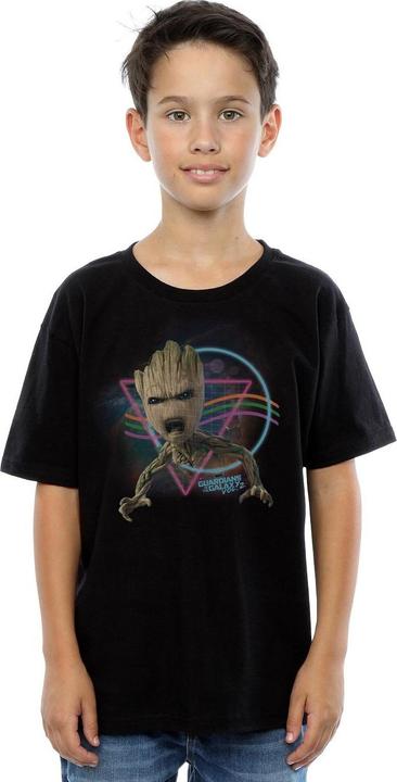 Actual product image Boys Guardians Of The Galaxy Neon Groot T-Shirt (128)