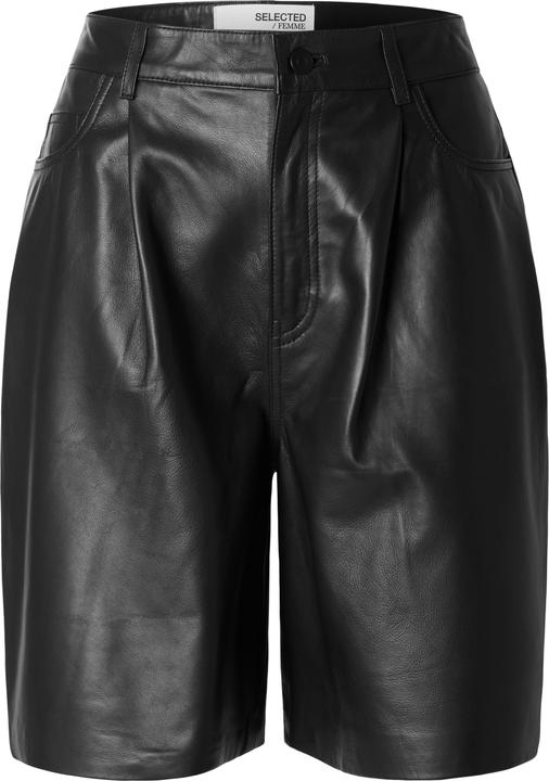 Selected Femme High Waist Ledershorts