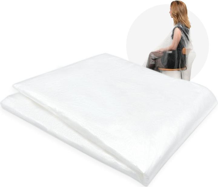 Actual product image Hermex Hairdressing apron 100 pcs hair cutting apron colouring apron disposable apron
