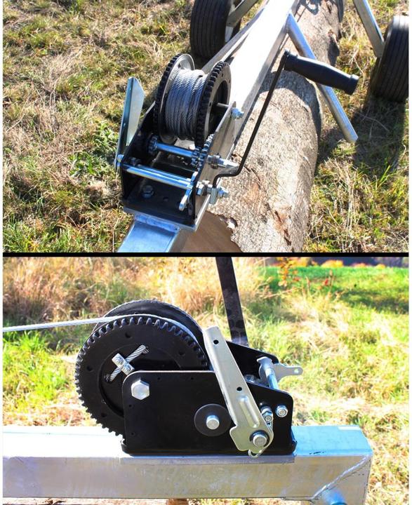 Produktbild Dema Seilwinde für Artikel 67997 Stammholzwagen mit 2 Rädern / Tragkraft 700 Kg