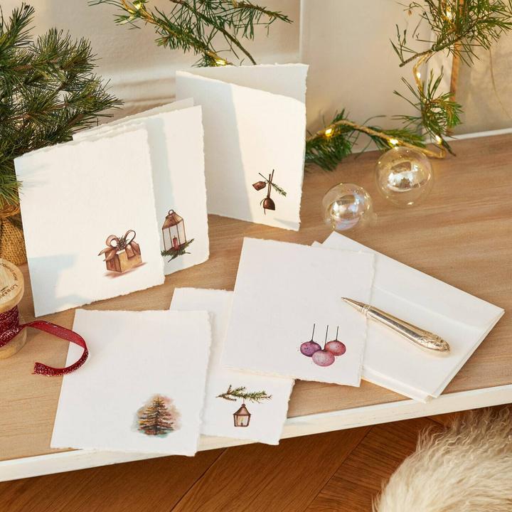 Image du produit Loberon Cartes de voeux lot de 6 Aeloria multicolores (6 pcs)