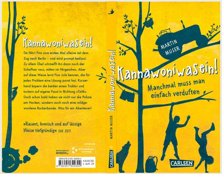 Immagine prodotto Kannawoniwasein 1: Kannawoniwasein! A volte devi solo scappare (Martin Muser, Tedesco)