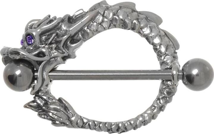 Immagine prodotto Bijouteria Piercing petto (Acciaio chirurgico 316L, Vetro (di orologio), Argento 925)