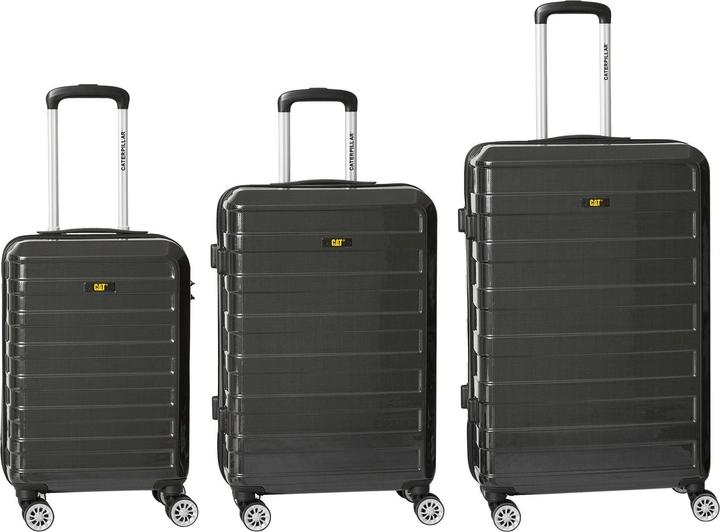 Produktbild BBM CAT - Carbon 4 Trolley Set - 3 pcs - Black (84499-01)