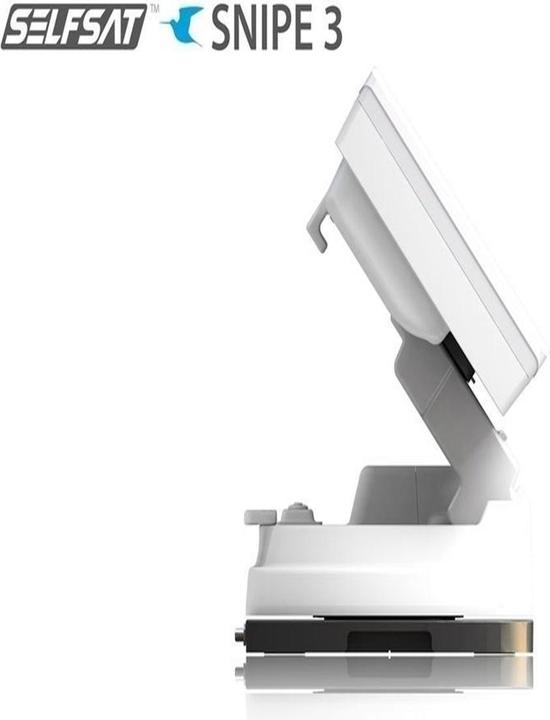 Selfsat Snipe V3 Twin black Line GPS Vollautomatische Satellitenantenne Skew Sat System Camping (Flachantenne, 33.70 dB)