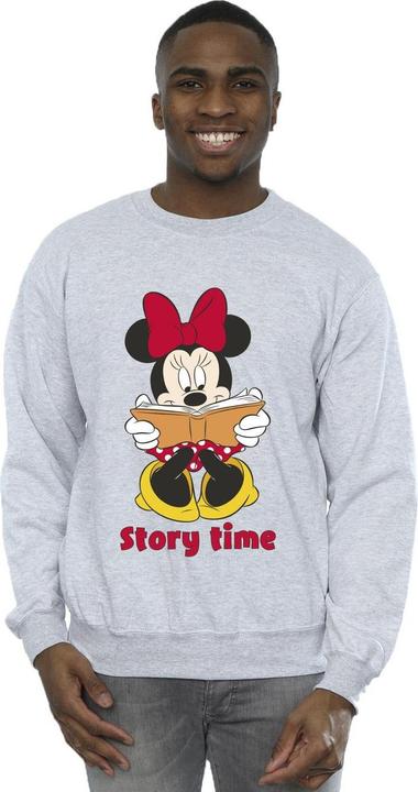 Actual product image Disney Mens Minnie Mouse Story Time Sweatshirt (XXL)