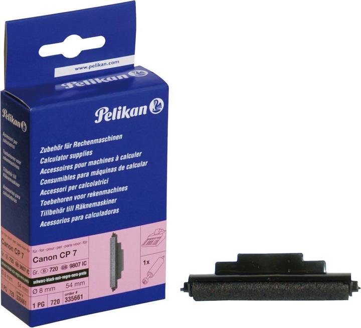 Actual product image Pelikan Gr. 720 - Ink roll - 1 x black - for Canon Canola CP 7/IR 72 (335661)