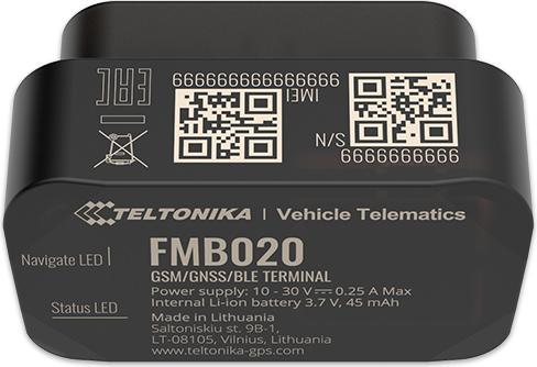 Produktbild Teltonika FMB020 GPS tracker Car Black