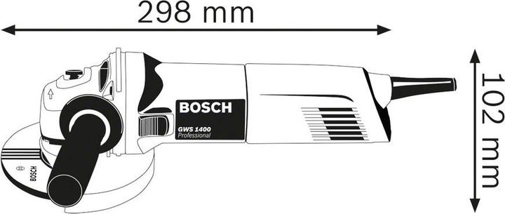 Produktbild Bosch Professional Winkelschleifer GWS 1400 (125 mm)