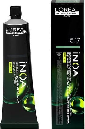 Produktbild L'Oréal Professionnel INOA No Ammonia Permanent Color 5.17 60g (Hellbraun Kaltasche)