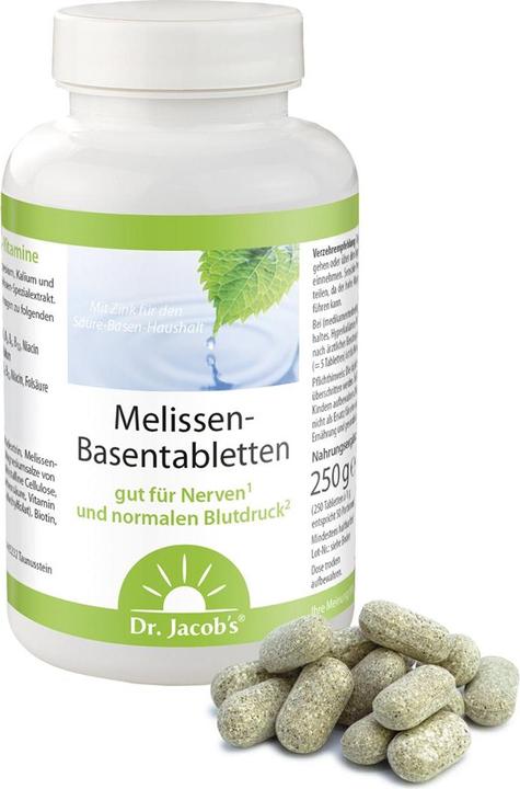 Produktbild Dr. Jacob's Melissen-Basentabletten Tabl (250 Stück, Pulver, 297 g)