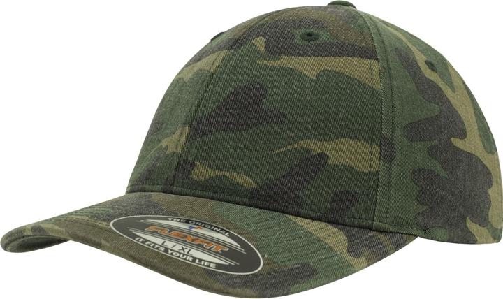 Actual product image Flexfit Garment Washed Camo (S, M)