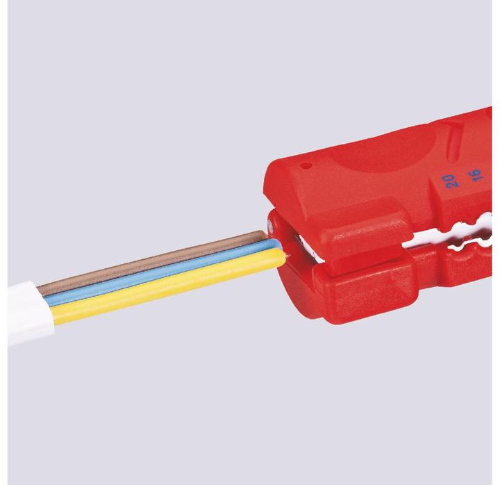 Produktbild Knipex Abmantelungswerkzeug für Flach- und Rundkabel (125 mm)