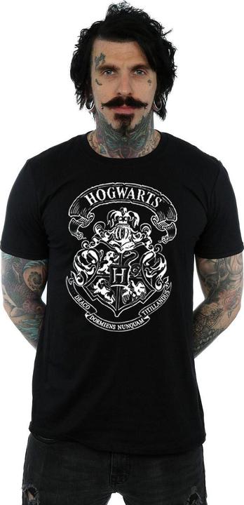 Actual product image Mens Hogwarts Crest Cotton T-Shirt (XL)
