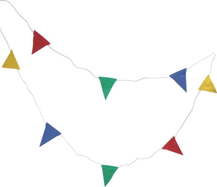 Actual product image H & S Collection Flag garland with LED lights (5 m)