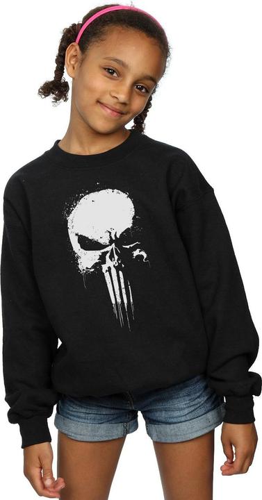 Image du produit - Sweat THE PUNISHER SPRAY SKULL - Fille (128)