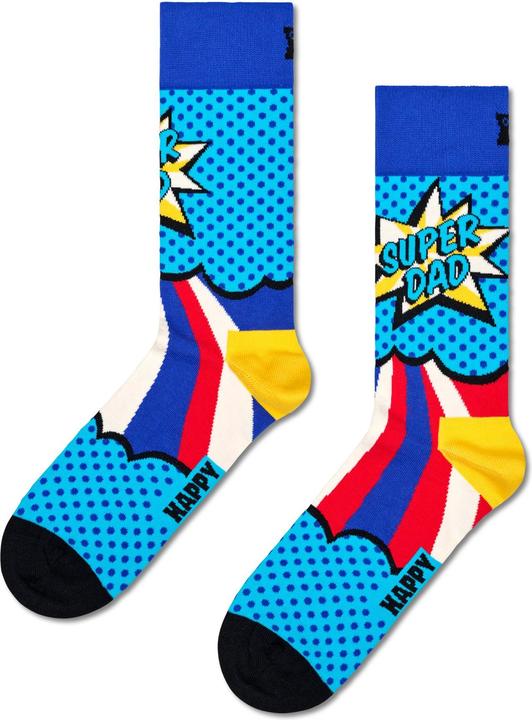 Happy Socks Super Dad (Einzelpack, 41 - 46)