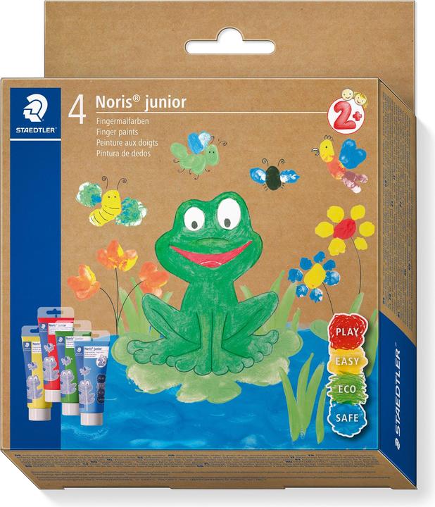 Image du produit Staedtler Peinture au doigt 'Noris junior (Multicolore, 100 ml)