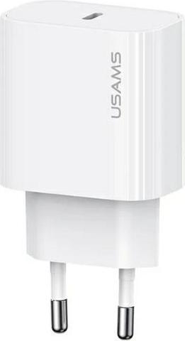 Produktbild Usams Ład. siec. 1xUSB-C T65 PD20W PD Fast Charging US-CC226 + kabel USB-C/USB-C US-SJ711 60W biały/