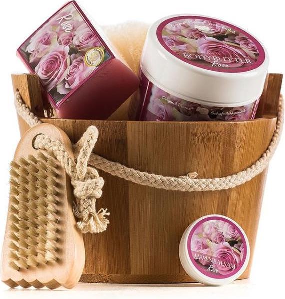 Actual product image TOP Wooden Charm Set Rose (Body care set)