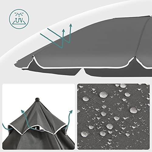 Actual product image Songmics Parasol Ø 160 cm folding (1.60 m)