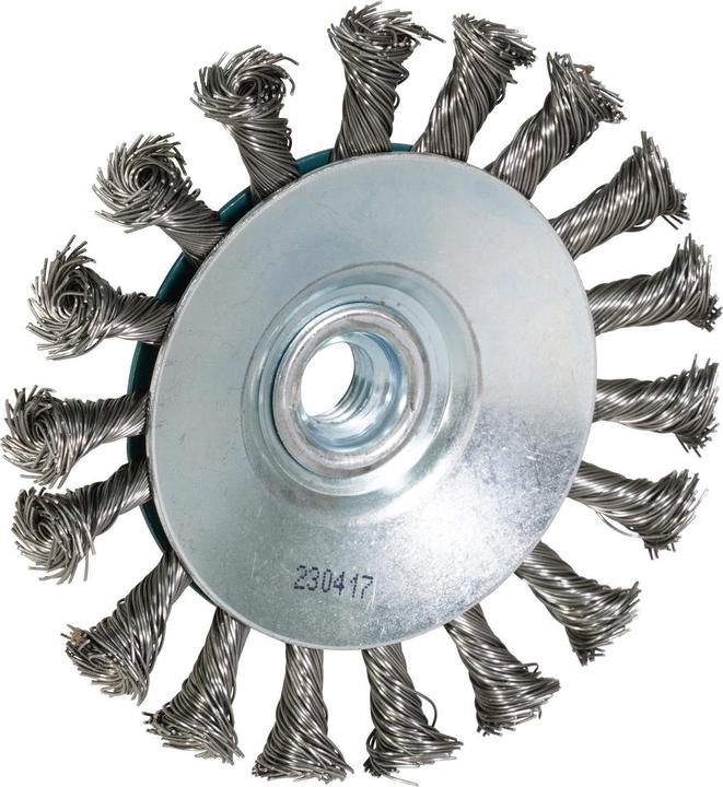 Actual product image GCS MAKITA SZCZOTKA STOŻKOWA M14 115mm/0.5mm INOX