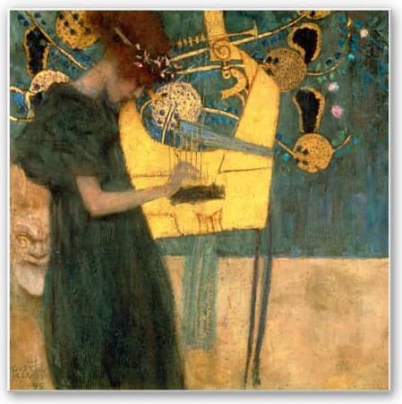 Produktbild Trenddeko Klimt - Die Musik (50 x 50 cm)