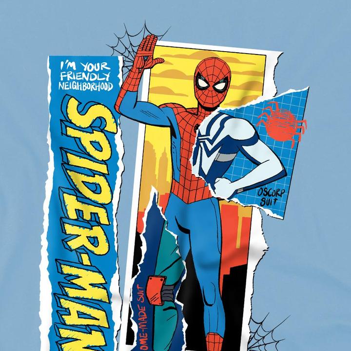 Actual product image Spiderman Childrens/Kids Scrapbook T-Shirt (152, 158)
