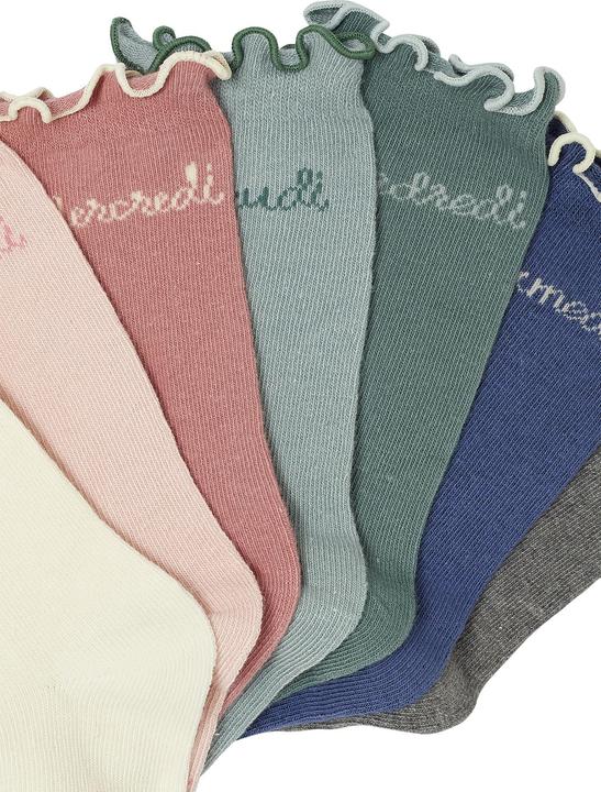 Immagine prodotto Vertbaudet 7er-Pack Mädchen Socken Wochentage (Confezione da 7, 31, 34)