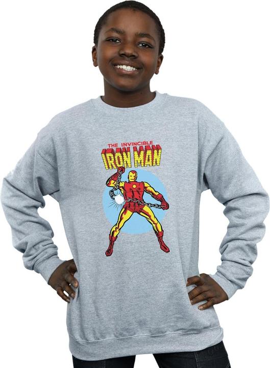 Actual product image Boys The Invincible Iron Man Sweatshirt (140, 146)