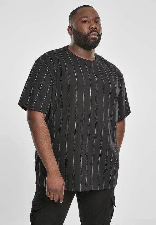 Actual product image Urban Classics Oversized Pinstripe Tee (L)
