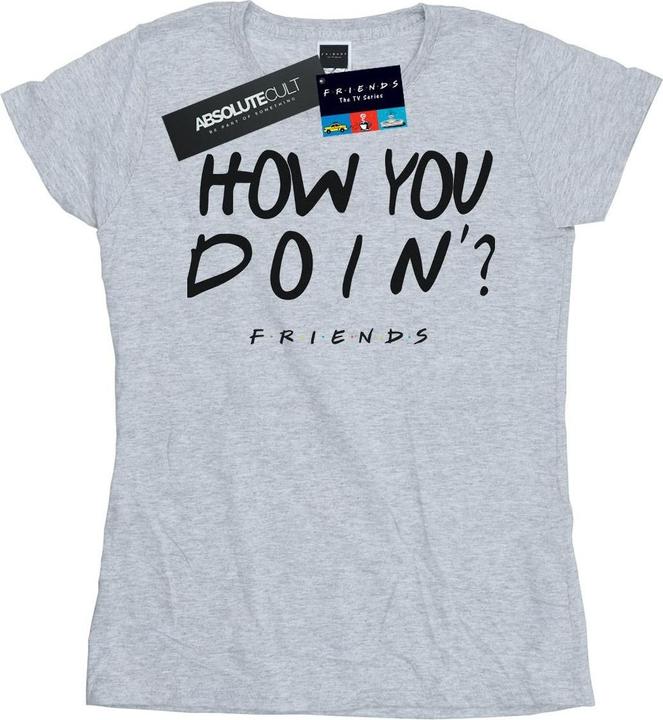 Produktbild Friends How You Doin? Boyfriend Fit TShirt (L)