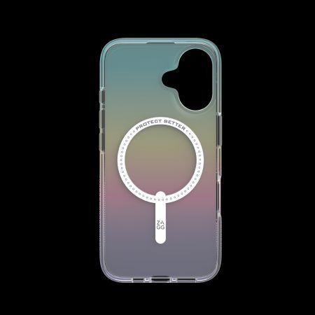 Actual product image Zagg Milan Snap MagSafe iPhone 16 Case - Iridescent (Apple iPhone 16)