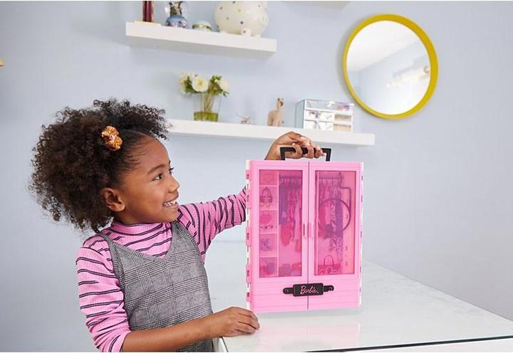 Image du produit Barbie Le Dressing de Rêve de (poupée non incluse) - Mobilier pour Poupée Mannequin - 3 ans et +