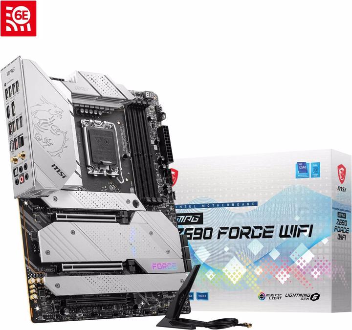 Immagine prodotto MSI MPG Z690 Force Wifi (LGA 1700, Intel Z690 (DDR5), ATX)
